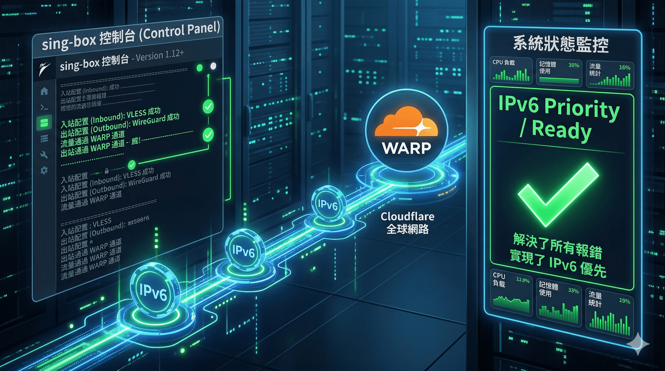 如何在 sing-box 1.12+ 正確配置 Cloudflare WARP 出站 (解決各種報錯坑)
