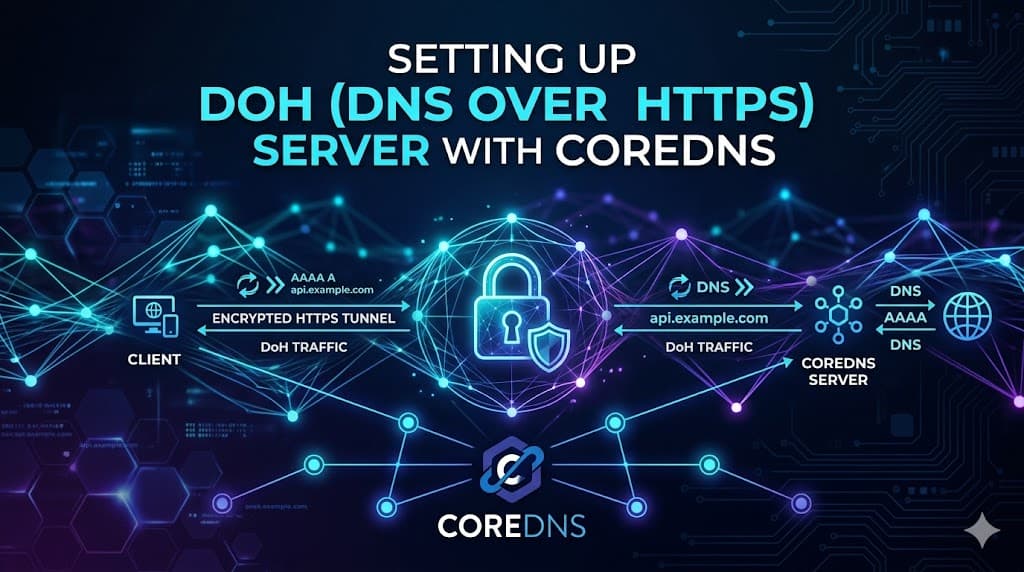 使用 CoreDNS 搭建 DoH (DNS over HTTPS) 服务器
